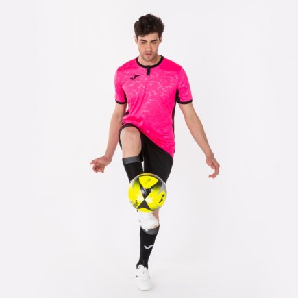 Футболка Joma Toletum II 101476.031 колір: рожевий/чорний