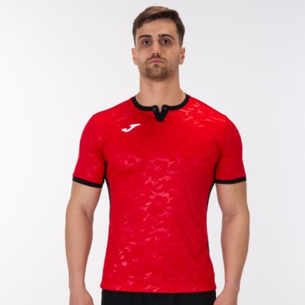 Футболка Joma Toletum II 101476.601 колір: червоний/чорний