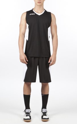 Баскетбольна форма Joma Space 100188.102 колір: чорний/білий