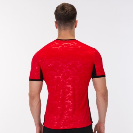 Футболка Joma Toletum II 101476.601 колір: червоний/чорний