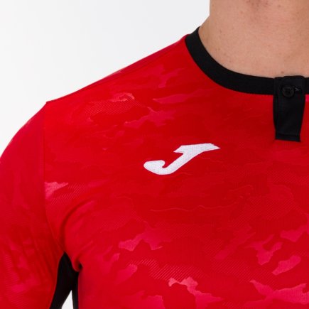 Футболка Joma Toletum II 101476.601 колір: червоний/чорний