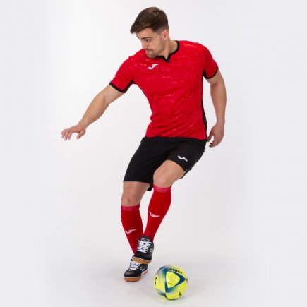 Футболка Joma Toletum II 101476.601 колір: червоний/чорний