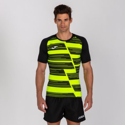 Футболка Joma HAKA 100960.121 цвет: желтый/черный