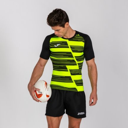 Футболка Joma HAKA 100960.121 цвет: желтый/черный