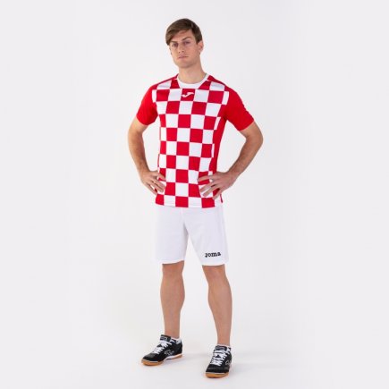 Футболка Joma Flag II 101465.602 цвет: красный/белый