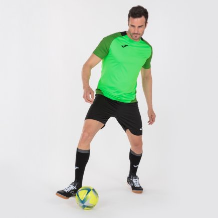Футболка Joma Essential II 101508.021 колір: зелений/чорний