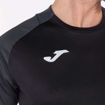 Футболка Joma Essential II 101508.110 колір: чорний/темно-сірий
