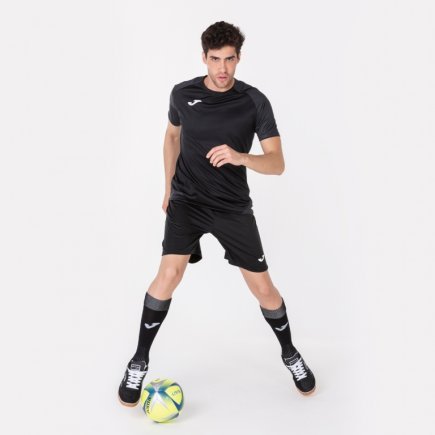 Футболка Joma Essential II 101508.110 колір: чорний/темно-сірий