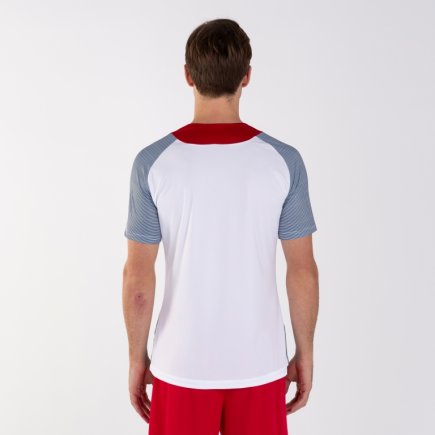 Футболка Joma Essential II 101508.203 цвет: белый/серый/красный