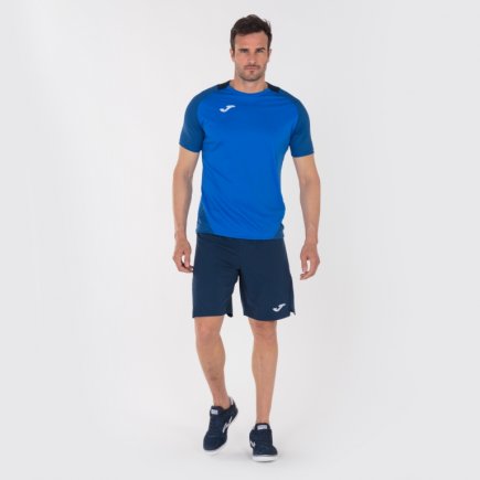 Футболка Joma Essential II 101508.703 колір: синій/темно-синій