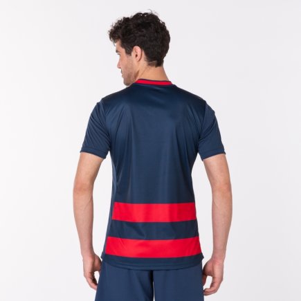 Футболка Joma Europa IV 101466.336 колір: темно-синій/червоний