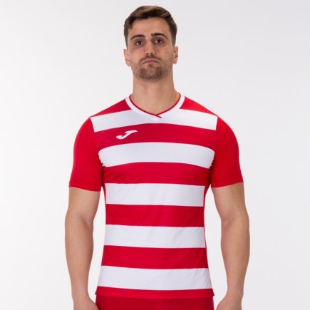 Футболка Joma Europa IV 101466.602 колір: червоний/білий