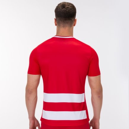 Футболка Joma Europa IV 101466.602 колір: червоний/білий