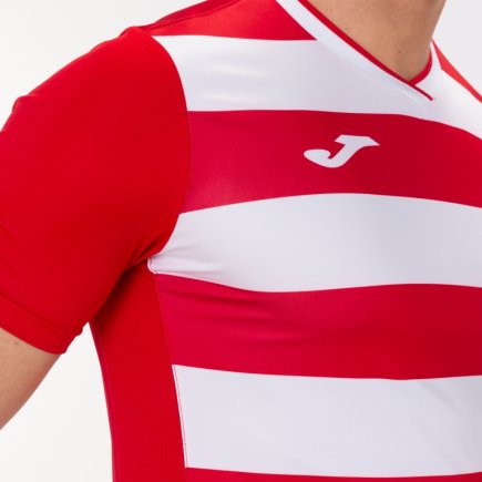 Футболка Joma Europa IV 101466.602 колір: червоний/білий