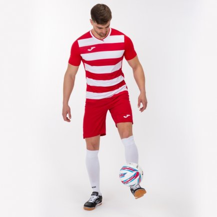 Футболка Joma Europa IV 101466.602 колір: червоний/білий