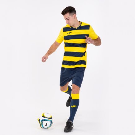 Футболка Joma Europa IV 101466.903 колір: жовтий/темно-синій