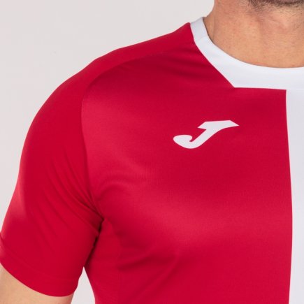 Футболка Joma City 101546.602 колір: червоний/білий