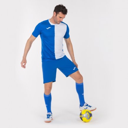 Футболка Joma City 101546.702 цвет: синий/белый