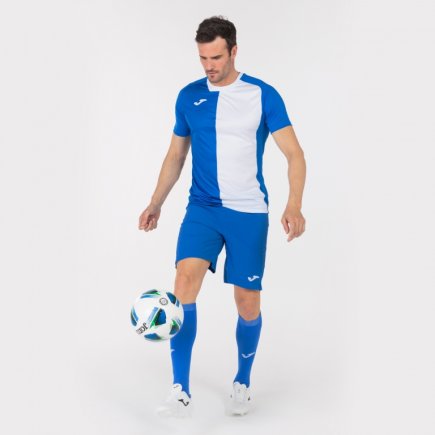 Футболка Joma City 101546.702 цвет: синий/белый