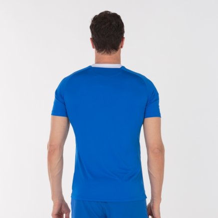 Футболка Joma City 101546.702 цвет: синий/белый