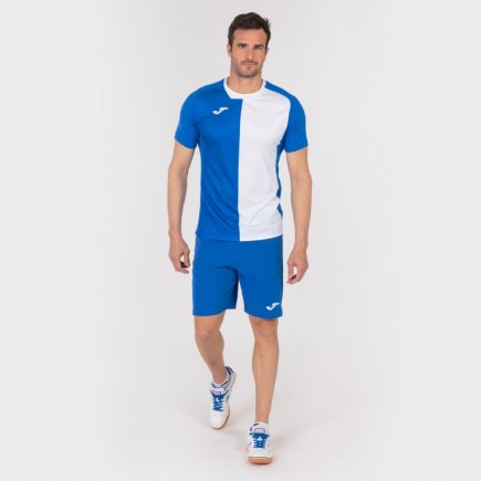 Футболка Joma City 101546.702 цвет: синий/белый