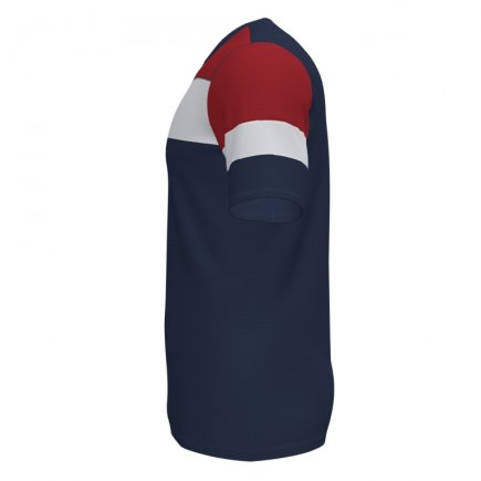 Футболка Joma Crew IV 101534.336 цвет: темно-синий/красный