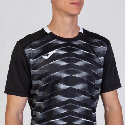 Футболка Joma Myskin Academy 101290.102 цвет: черный/белый