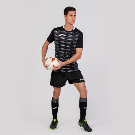 Футболка Joma Myskin Academy 101290.102 цвет: черный/белый