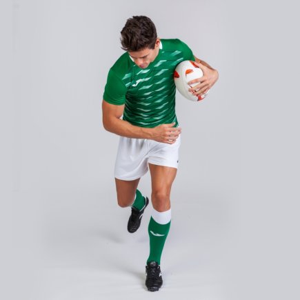 Футболка Joma Myskin Academy 101290.452 цвет: зеленый/белый