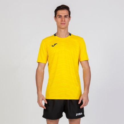 Футболка Joma Myskin Academy 101290.903 колір: жовтий/темно-синій