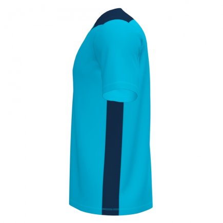 Футболка игровая Joma CHAMPIONSHIP VI 101822.013 цвет: голубой/темно-синий