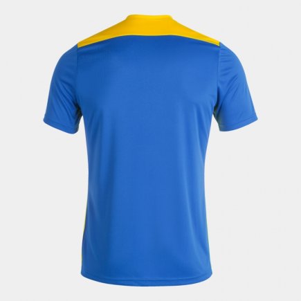 Футболка ігрова Joma CHAMPIONSHIP VI 101822.709 колір: блакитний/жовтий