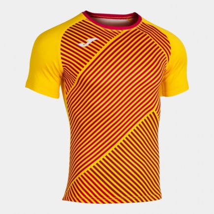 Футболка ігрова Joma PERFORMANCE RUGBY 101904.906 колір: жовтий/червоний