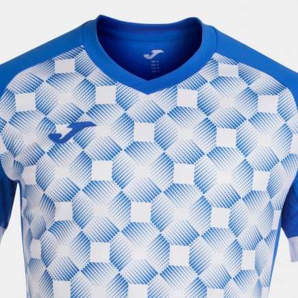 Футболка игровая Joma SUPERNOVA III 102263.702 цвет: голубой/белый