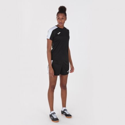 Футболка игровая Joma ACADEMY III 901141.102 женская цвет: черный/белый