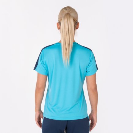 Футболка игровая Joma ACADEMY III 901141.013 женская цвет: бирюзовый/темно-синий