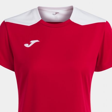 Футболка ігрова Joma CHAMPIONSHIP VI 901265.602 жіноча колір: червоний/білий