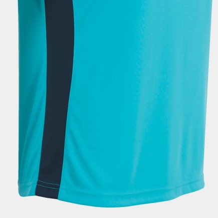 Футболка ігрова Joma CHAMPIONSHIP VI 901265.013 жіноча колір: бирюзовий/темно-синій