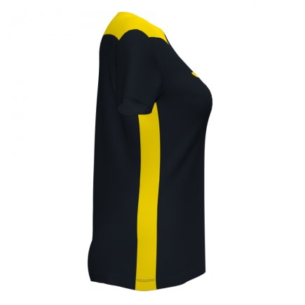 Футболка ігрова Joma CHAMPIONSHIP VI 901265.109 жіноча колір: чорний/жовтий