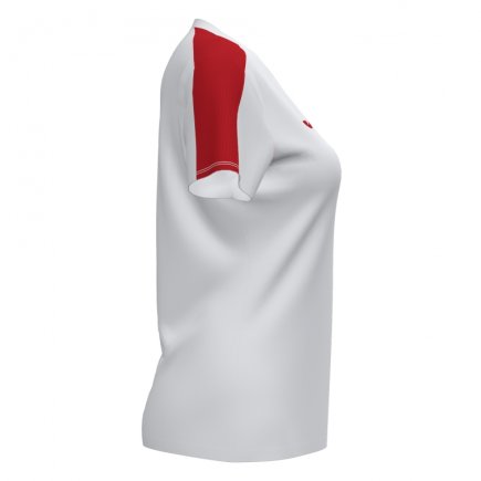 Футболка ігрова Joma CHAMPIONSHIP VI 901265.206 жіноча колір: білий/червоний