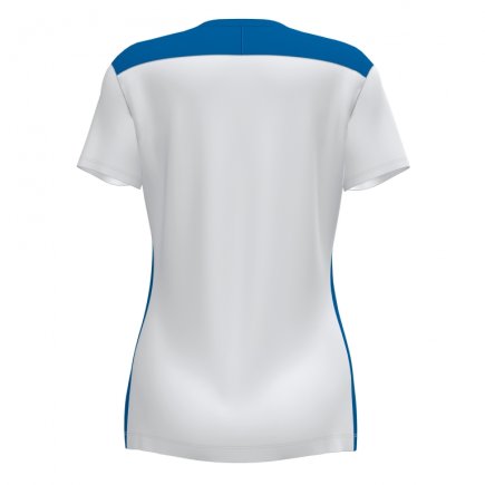Футболка игровая Joma CHAMPIONSHIP VI 901265.207 женская цвет: белый/синий