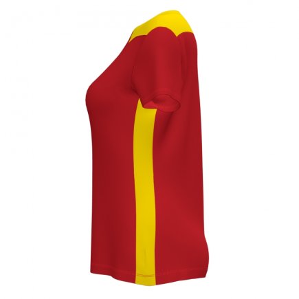 Футболка игровая Joma CHAMPIONSHIP VI 901265.609 женская цвет: красный/желтый
