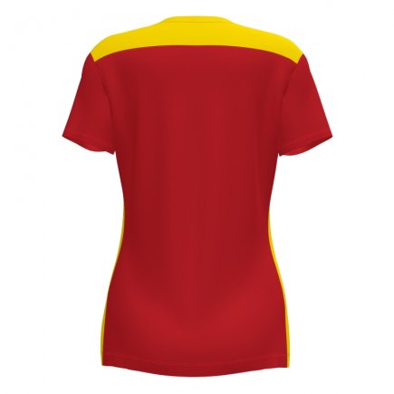 Футболка игровая Joma CHAMPIONSHIP VI 901265.609 женская цвет: красный/желтый