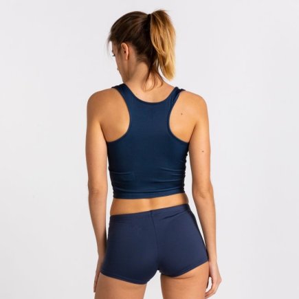 Топ женский Joma OLIMPIA TOP DARK NAVY-FLUOR YELLOW 900935.341