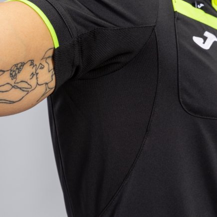 Футболка для арбітра Joma REFEREE 101299.121 колір: чорний/жовтий