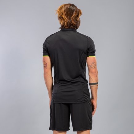 Футболка для арбітра Joma REFEREE 101299.121 колір: чорний/жовтий