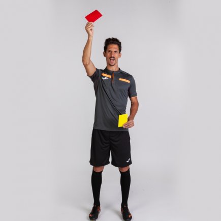 Футболка для арбитра Joma REFEREE 101299.169 цвет: черный/оранжевый