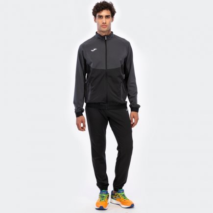 Спортивный костюм Joma CHANDAL ESSENTIAL MICRO 101021.110 цвет: черный/серый