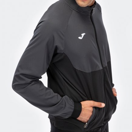Спортивный костюм Joma CHANDAL ESSENTIAL MICRO 101021.110 цвет: черный/серый