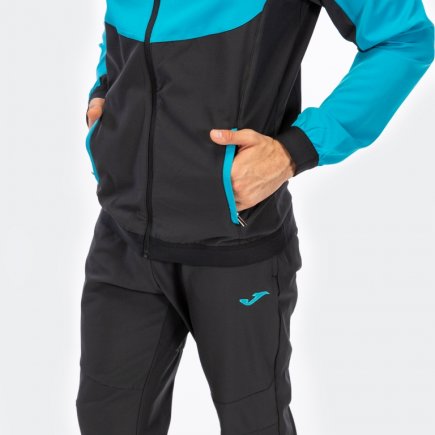 Спортивний костюм Joma CHANDAL ESSENTIAL MICRO 101021.116 колір: чорний/синій